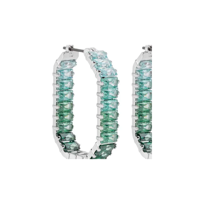 Swarovski Matrix Hoop Earrings-1