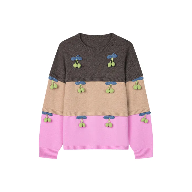 UOOYAA Sweet Girls Series Sweaters Women's Multicolor-0