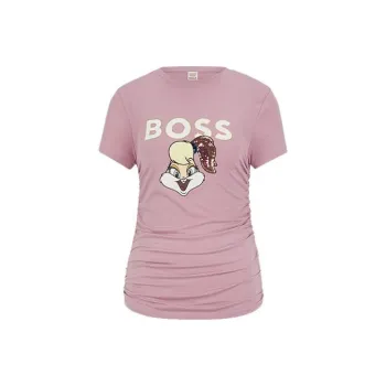 HUGO BOSS HUGO BOSS X LOONEY TUNES SS23 T Shirts Women's Pink