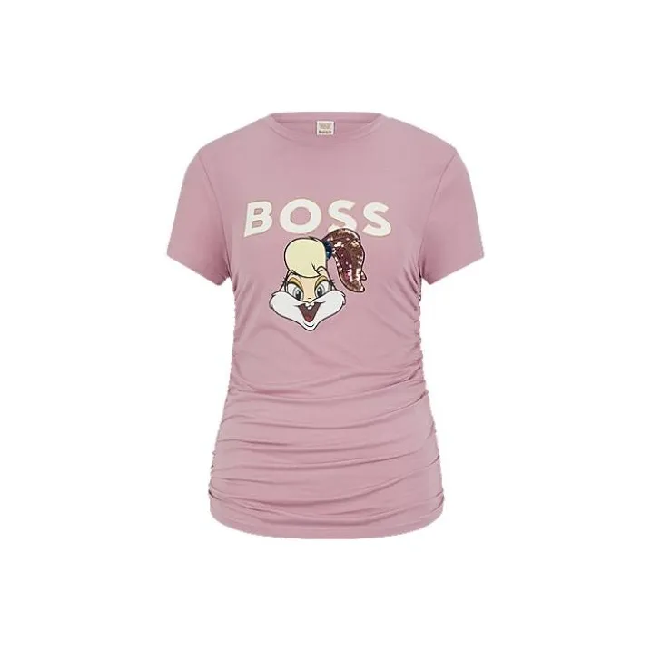 HUGO BOSS HUGO BOSS X LOONEY TUNES SS23 T Shirts Women's Pink-0