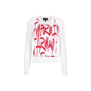 EMPORIO ARMANI Sweatshirts Women's White