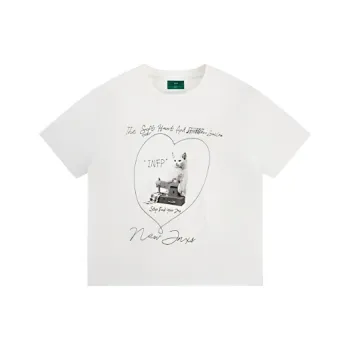 TIBINB Regular T Shirt Women's White