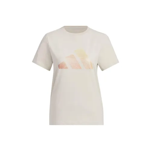 Adidas Sport Performance T Shirt Women's Beige