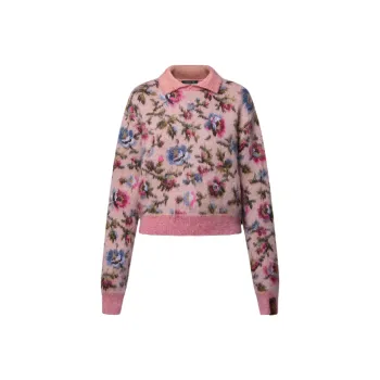 LOUIS VUITTON Winter Bloom Mohair Pullover