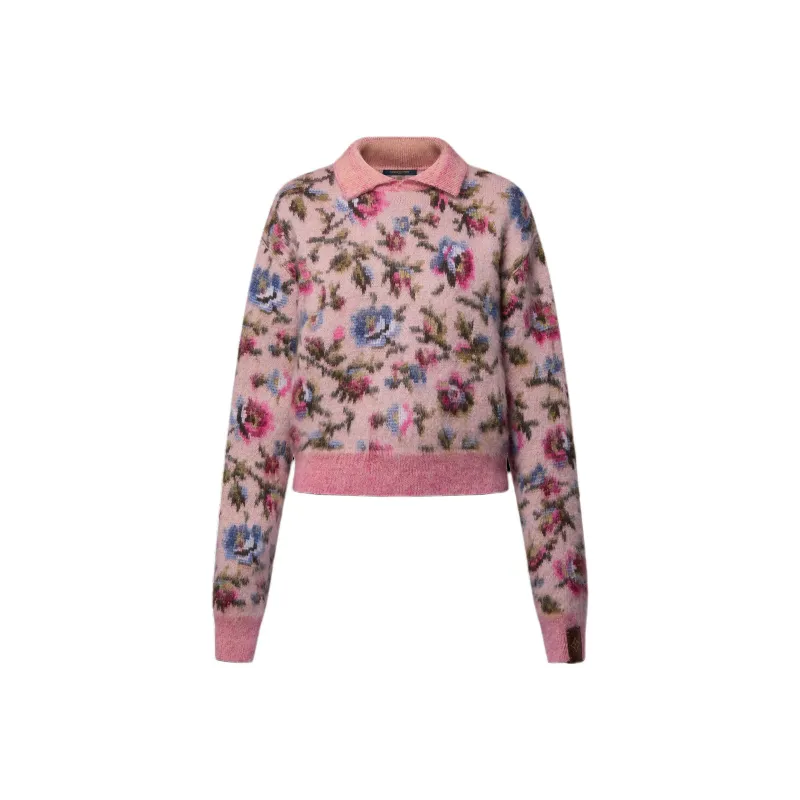 LOUIS VUITTON Winter Bloom Mohair Pullover-0