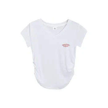 AWAO Flutter Sleeve T Shirt Women's White
