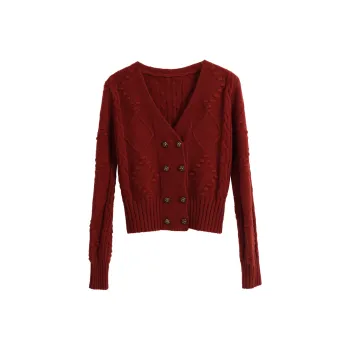 Olrain Sweaters Women's Red