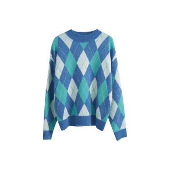 Olrain Sweaters Women's Blue
