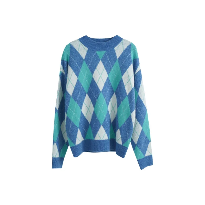 Olrain Sweaters Women's Blue-0