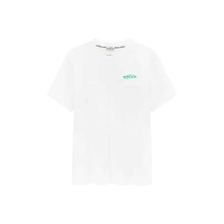 NO ONE ELSE Drop Shoulder Sleeve T Shirt Unisex-0
