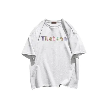 Cotton Shopping T-Shirt Unisex White Gray