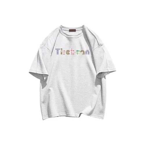 Cotton Shopping T Shirt Unisex White Gray