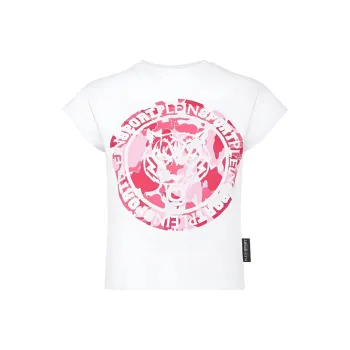 PLEIN SPORT Carbon Tiger Cotton T shirt