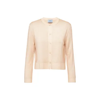 PRADA Cashmere Sweaters Women's Beige