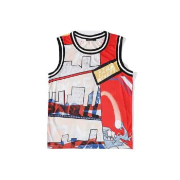 FireMonkey Basketball Jerseys Unisex Red