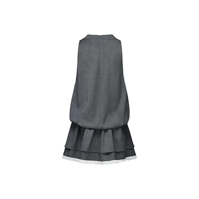 SKYA Sleeveless Dress Women's Gray-1