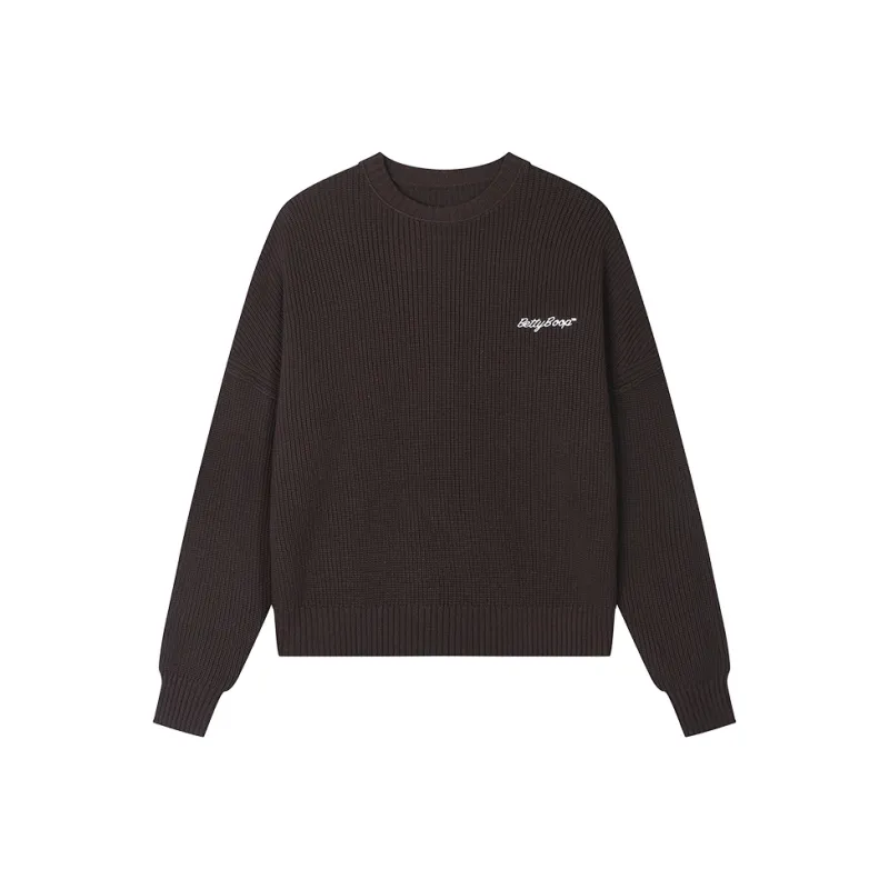 BETTY BOOP Sweaters Unisex Dark Coffee-0