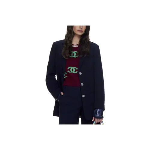 CHANEL Knitwear Women's Burgundy