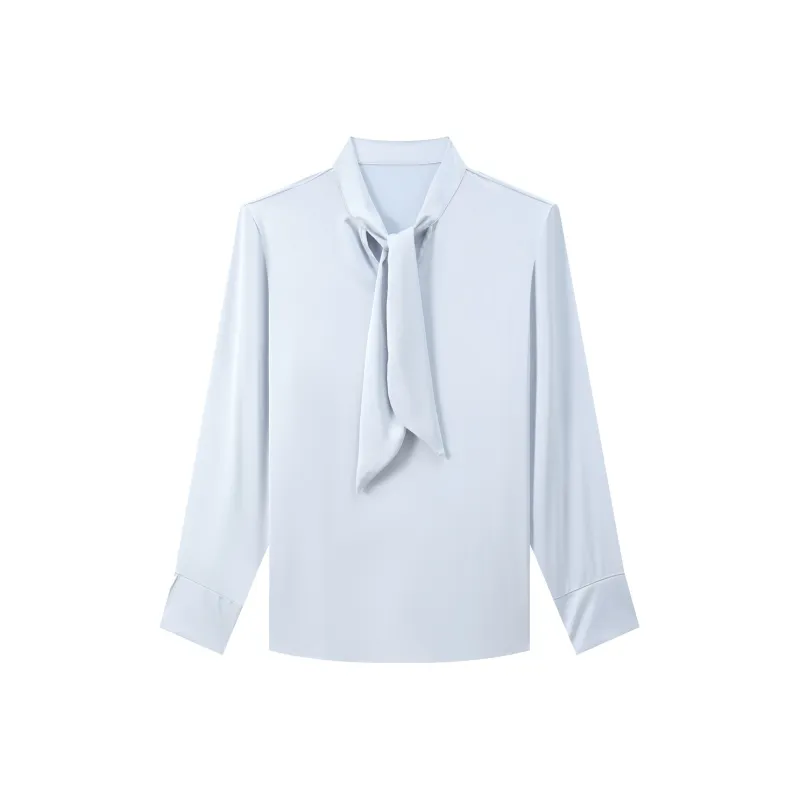 Romon Shirt Women's Light Gray Blue-0