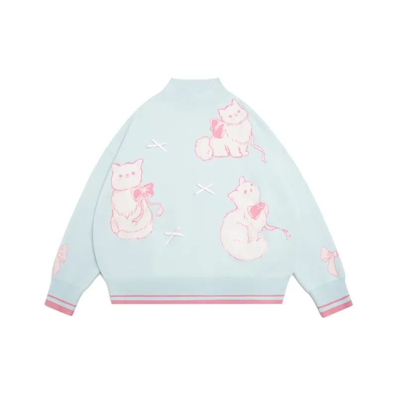 AooRaa Sweaters Women's Blue-0