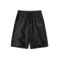 [Quick Dry Breathable]Black (B Blue Letter Chest Logo)