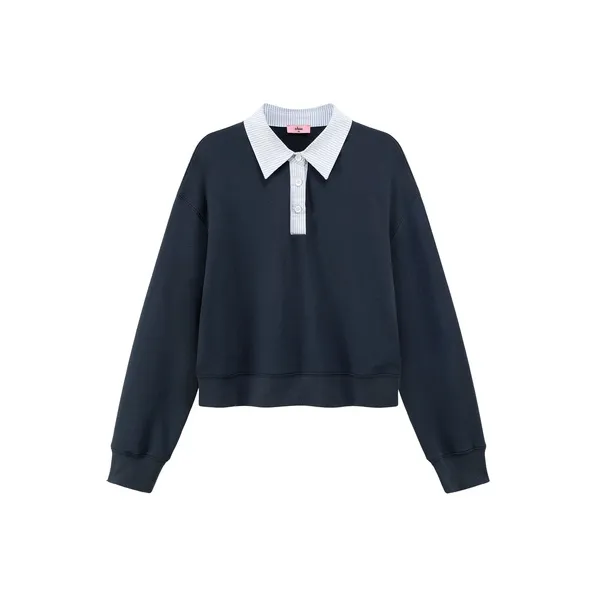 CHUU Sweatshirt Women's Navy Blue-0