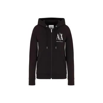 ARMANI EXCHANGE Logo print Zip up Hoodie
