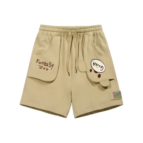 Guuka Casual Shorts Unisex Khaki
