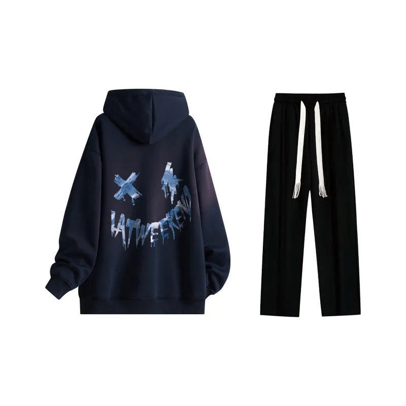 LA'T.WEEKEND Sweatshirt Set Unisex-14