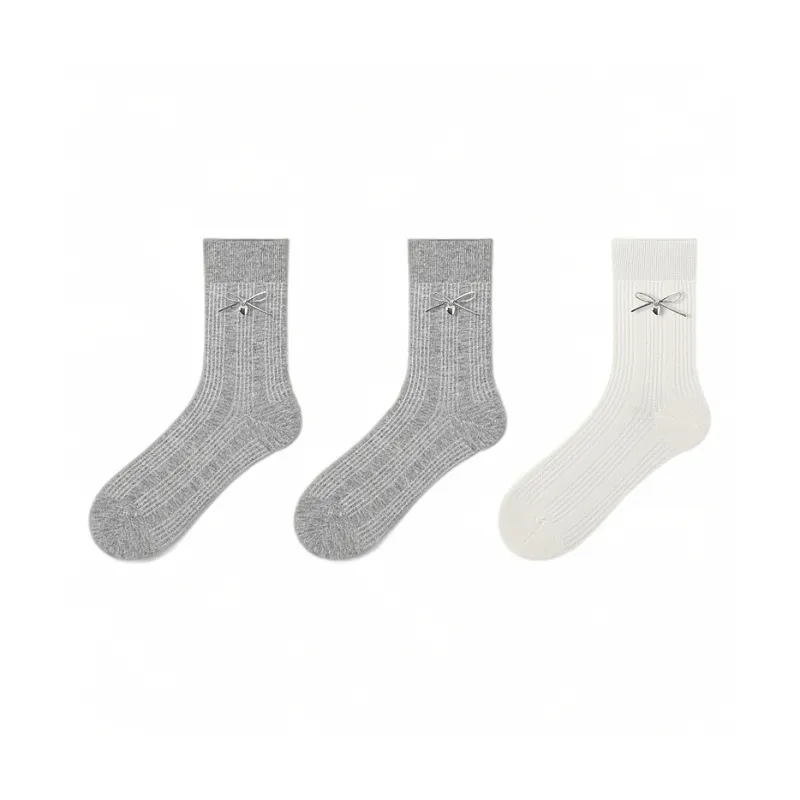 H YXIANG Mid Calf Socks Women's Combo Set-16