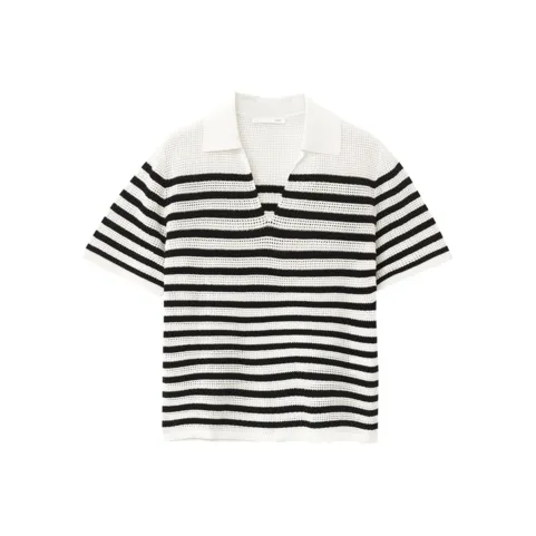 OVV Knitwear Women's Ecru Stripes 14-0
