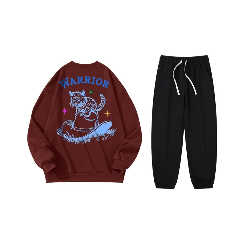 WARRIOR Sweatshirt Sets Unisex-8