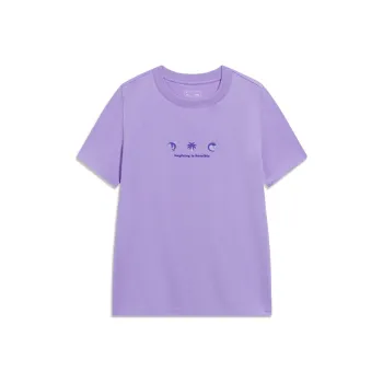 LINING Sports Life Collection T Shirts Women's Vero Rose Purple