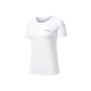 Saucony T Shirt Women's Pearl White