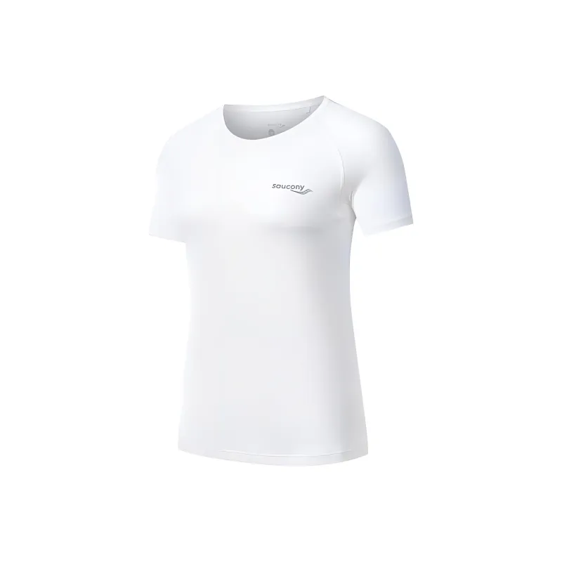 Saucony T Shirt Women's Pearl White-0