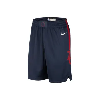 NBA Nike Philadelphia 76ers City Edition Swingman Basketball Shorts Men's Blue