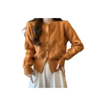 Ya Sheep People Sweater Women's Orange