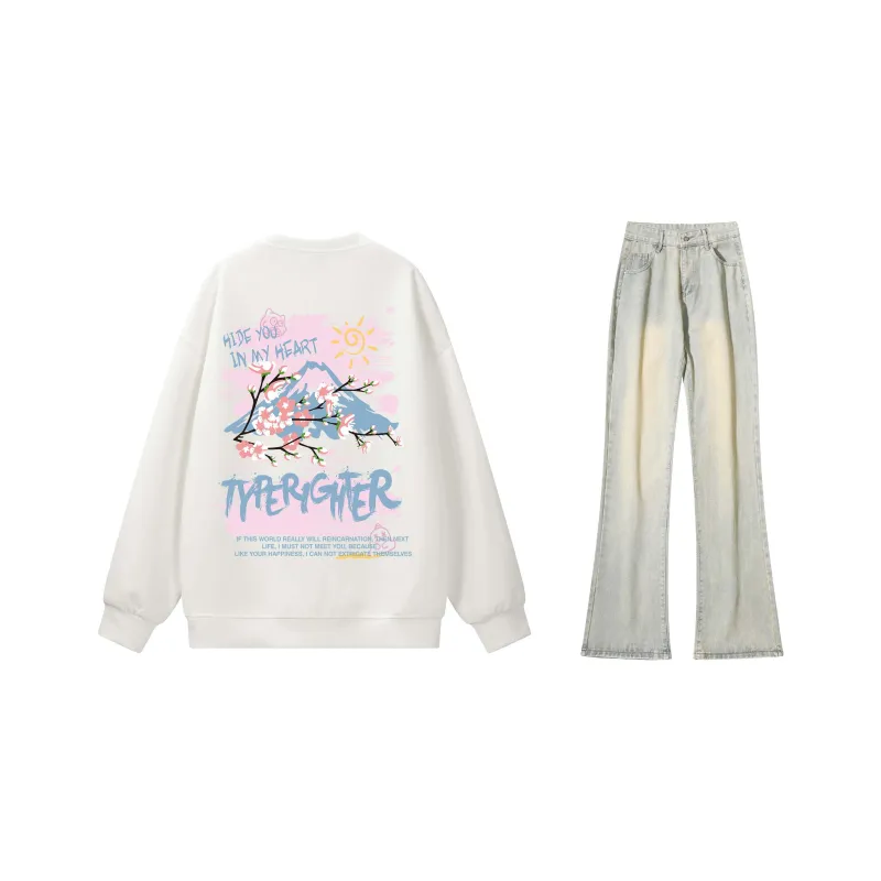 TYPERIGHTER Sweatshirt Set Unisex-19