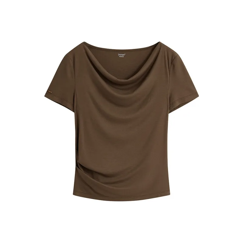 Inman T Shirt Women's Bean Coffee Color-0