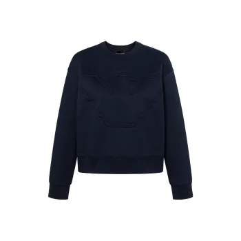 EMPORIO ARMANI Sweatshirts Women's Navy Blue