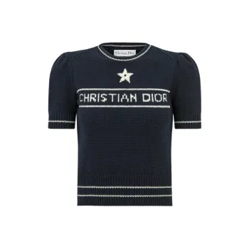 DIOR SS22 Cashmere Sweater Women's Blue