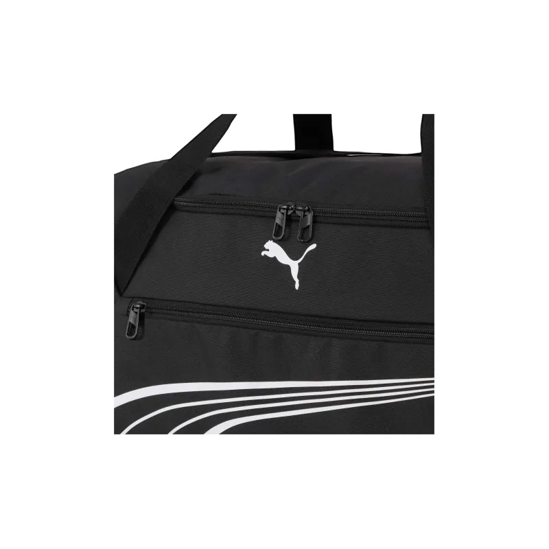 PUMA Recycled Material Gym Bag Medium Size Unisex Black-3