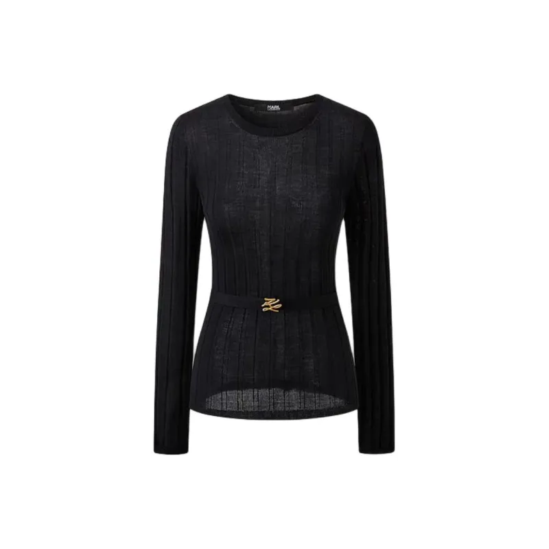 KARL LAGERFELD SS24 Sweater Women's Black-0