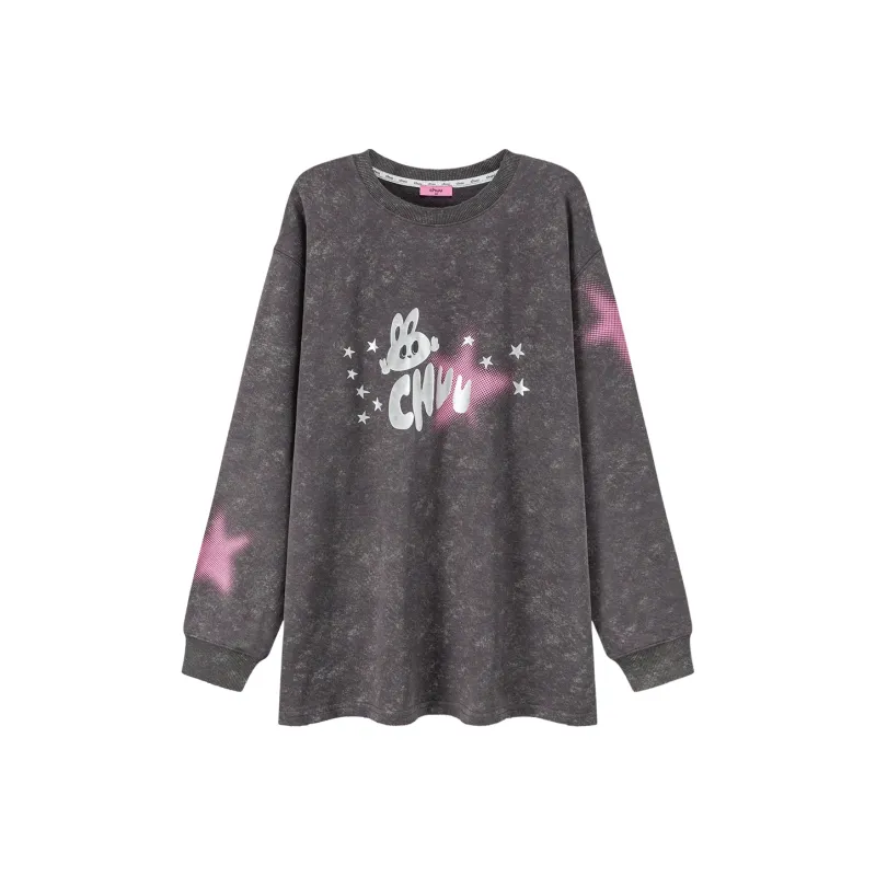 CHUU Drop Shoulder Sleeve T Shirt Women's-0