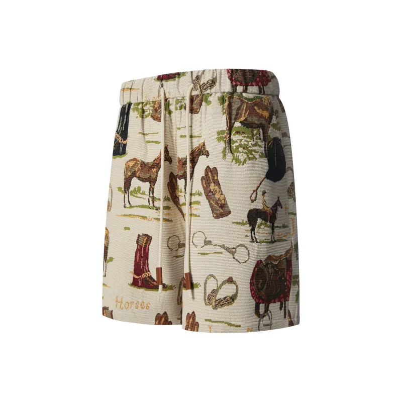 UPZCY Casual Shorts Unisex Sri Lanka Blue-32