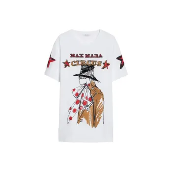 MaxMara Graphic Printed Crewneck T Shirt