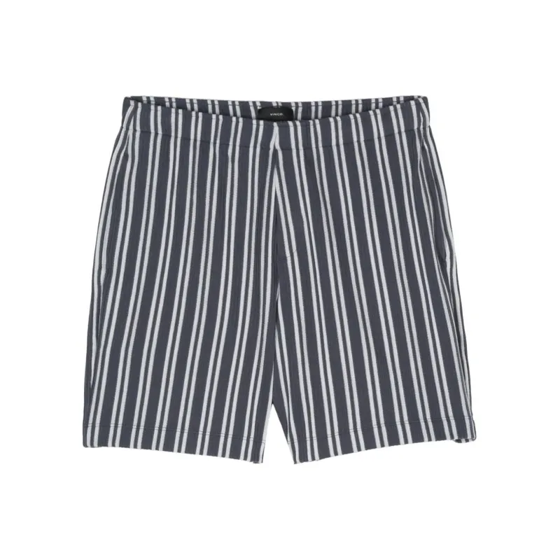 VINCE Jacquard-stripe Shorts-0