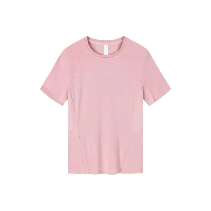 Anta Outdoor Collection Raglan Sleeve T-Shirt Women's Gentle Pink-0