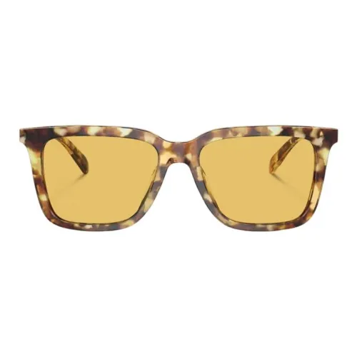 COACH Acetate Square Sunglasses Men's Brown