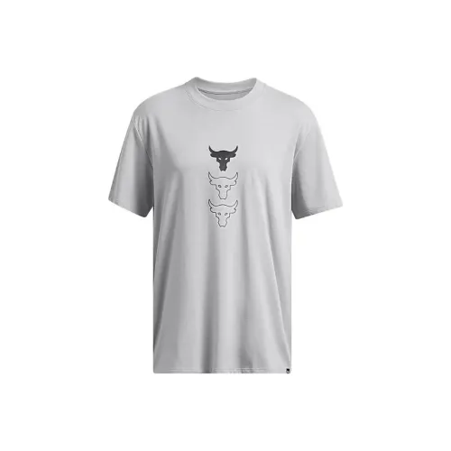 Under Armour Project Drop Shoulder Sleeve T Shirt Women's Modern Gray